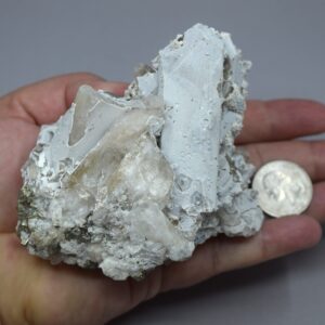 XL Danburite Cluster with Pyrite XL Danburite Cluster with Pyrite