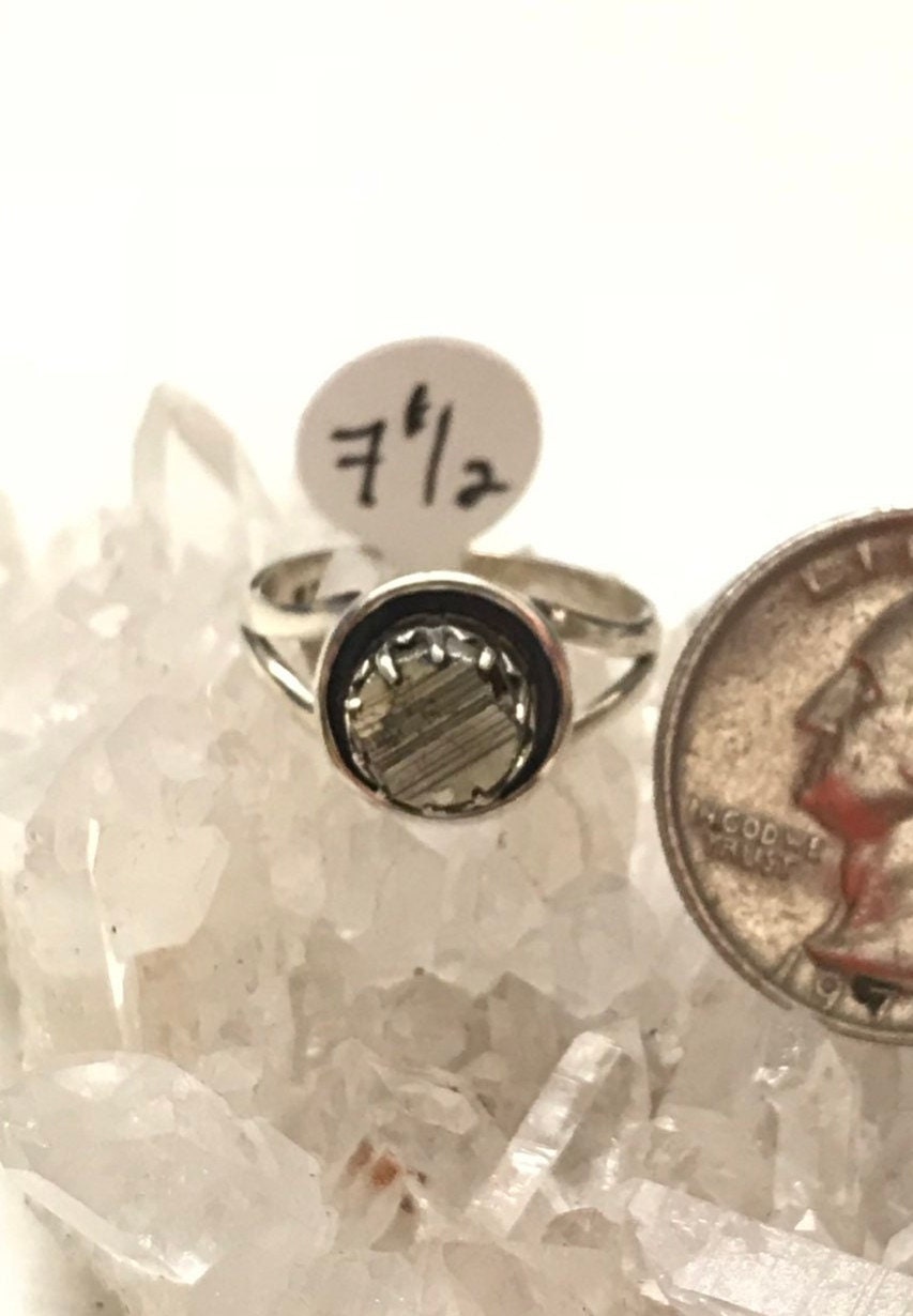 Pyrite Nugget Ring, Size 7 1/2