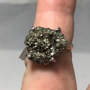 Pyrite Nugget Ring, Size 7 1/2 Pyrite Nugget Ring, Size 7 1/2