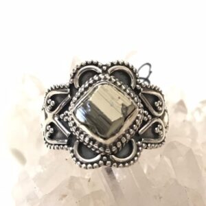 Pyrite Nugget Ring, Size 8 1/2 Pyrite Nugget Ring, Size 8 1/2