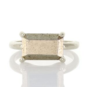 Silver Pyrite Ring · Raw Pyrite Ring · Fool's Gold Ring · Rectangle Solitaire Ring · Gemstone Ring Silver Pyrite Ring · Raw Pyrite Ring · Fool's Gold Ring · Rectangle Solitaire Ring · Gemstone Ring