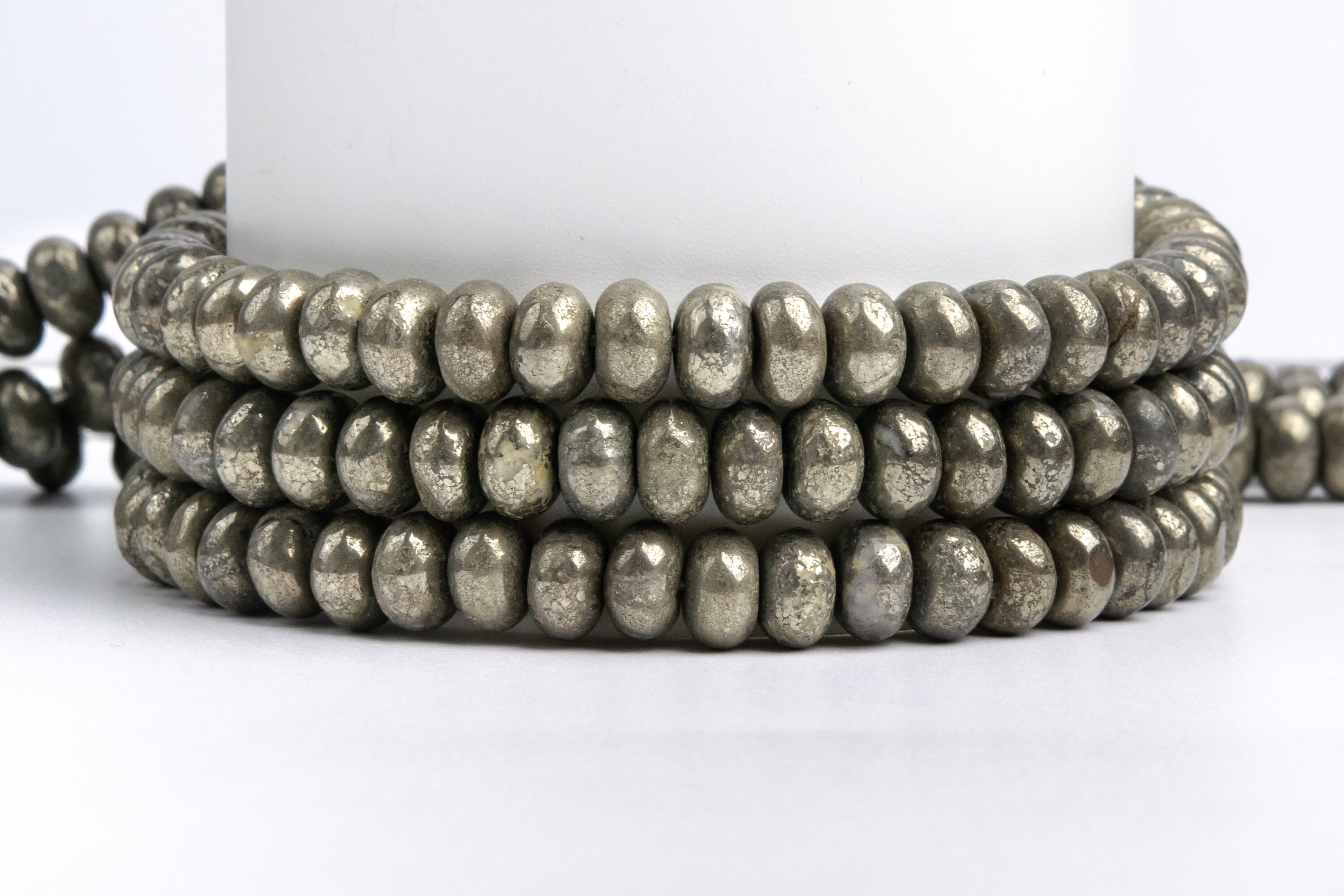 Natural Copper Pyrite Gemstone Grade Aaa Rondelle 8x5mm Loose Beads Natural Copper Pyrite Gemstone Grade Aaa Rondelle 8x5mm Loose Beads