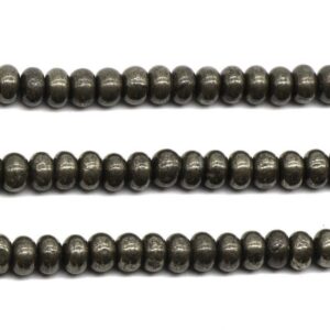 Natural Iron Pyrite Rondelle Spacer Beads,rondelle Iron Pyrite Beads Wholesale Supply,one Strand 15" Natural Iron Pyrite Rondelle Spacer Beads,rondelle Iron Pyrite Beads Wholesale Supply,one Strand 15"