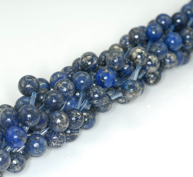 10mm Blue Pyrite Intrusion Gemstone Grade A Round Loose Beads 16 Inch Full Strand (90187295-724b) 10mm Blue Pyrite Intrusion Gemstone Grade A Round Loose Beads 16 Inch Full Strand (90187295-724b)