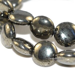 10mm Iron Pyrite Gemstones, Round Circle Button, 10mm Loose Beads 15.5inch Full Strand (90107051-409) 10mm Iron Pyrite Gemstones, Round Circle Button, 10mm Loose Beads 15.5inch Full Strand (90107051-409)