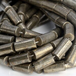 16x8mm Copper Pyrite Beads Round Tube Grade Aaa Genuine Natural Gemstone Half Strand Loose Beads 7.5" Bulk Lot 1,3,5,10,50 (104998h-1382) 16x8mm Copper Pyrite Beads Round Tube Grade Aaa Genuine Natural Gemstone Half Strand Loose Beads 7.5" Bulk Lot 1,3,5,10,50 (104998h-1382)