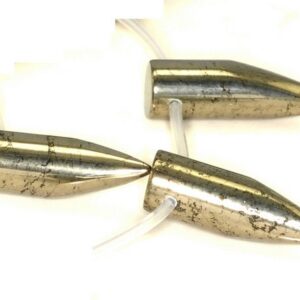 30x10mm Palazzo Iron Pyrite Gemstone, Top-drilled, Round Bullet Horn 30x10mm Loose Beads 7.5 Inch Half Strand (90181702-411) 30x10mm Palazzo Iron Pyrite Gemstone, Top-drilled, Round Bullet Horn 30x10mm Loose Beads 7.5 Inch Half Strand (90181702-411)