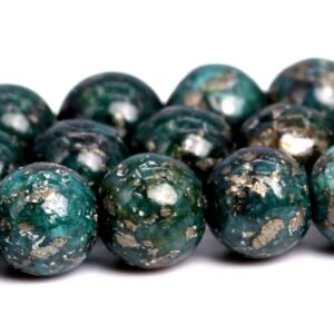 4mm Dark Green Pyrite Beads Grade Aaa Gemstone Round Loose Beads 15" / 7.5" Bulk Lot Options(102296) 4mm Dark Green Pyrite Beads Grade Aaa Gemstone Round Loose Beads 15" / 7.5" Bulk Lot Options(102296)