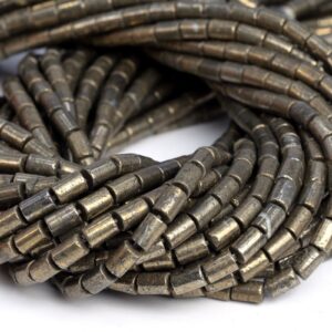 5x4mm Copper Pyrite Beads Round Tube Grade Aaa Natural Gemstone Half Strand Loose Beads 7.5" Bulk Lot 1,3,5,10 And 50 (104528h-1232) 5x4mm Copper Pyrite Beads Round Tube Grade Aaa Natural Gemstone Half Strand Loose Beads 7.5" Bulk Lot 1,3,5,10 And 50 (104528h-1232)