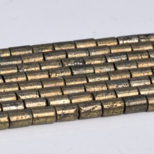 5x4mm Copper Pyrite Beads Round Tube Grade Aaa Natural Gemstone Full Strand Loose Beads 15.5" Bulk Lot 1,3,5,10 And 50 (104528-1232) 5x4mm Copper Pyrite Beads Round Tube Grade Aaa Natural Gemstone Full Strand Loose Beads 15.5" Bulk Lot 1,3,5,10 And 50 (104528-1232)