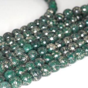 6mm Green Pyrite Intrusion Gemstone Grade A Round Loose Beads 15.5 Inch Full Strand (90187386-721b) 6mm Green Pyrite Intrusion Gemstone Grade A Round Loose Beads 15.5 Inch Full Strand (90187386-721b)