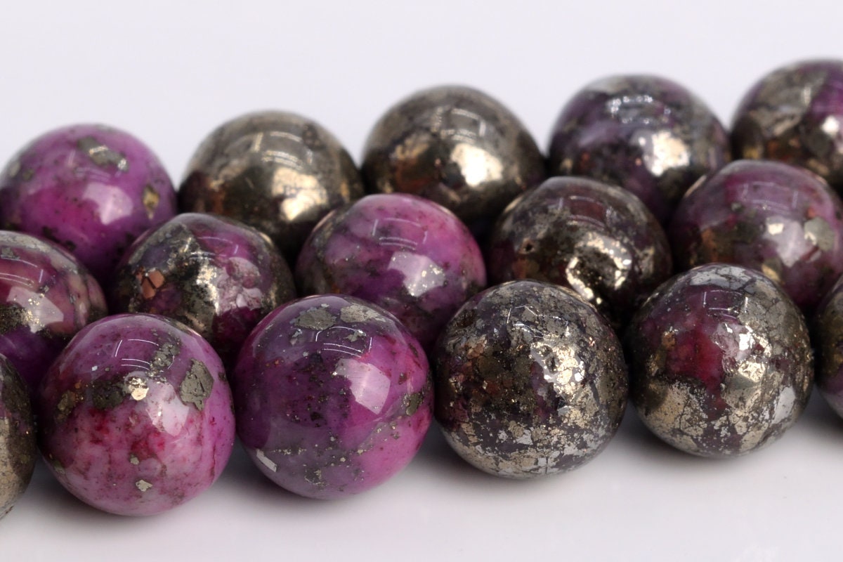 8mm Rose Red Pyrite Beads Grade Aaa Natural Gemstone Round Loose Beads 15" / 7.5" Bulk Lot Options (104601) 8mm Rose Red Pyrite Beads Grade Aaa Natural Gemstone Round Loose Beads 15" / 7.5" Bulk Lot Options (104601)