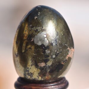 Chalcopyrite with Pyrite Egg