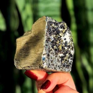 Pyrite Crystal Cube w/ Sphalerite and Galena - for Manifesting Prosperity & Abundance