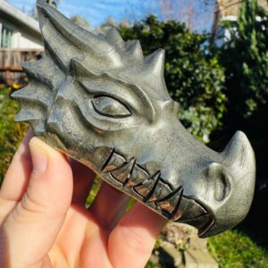 Pyrite Crystal Dragon Skull, Pyrite Dragon Skull