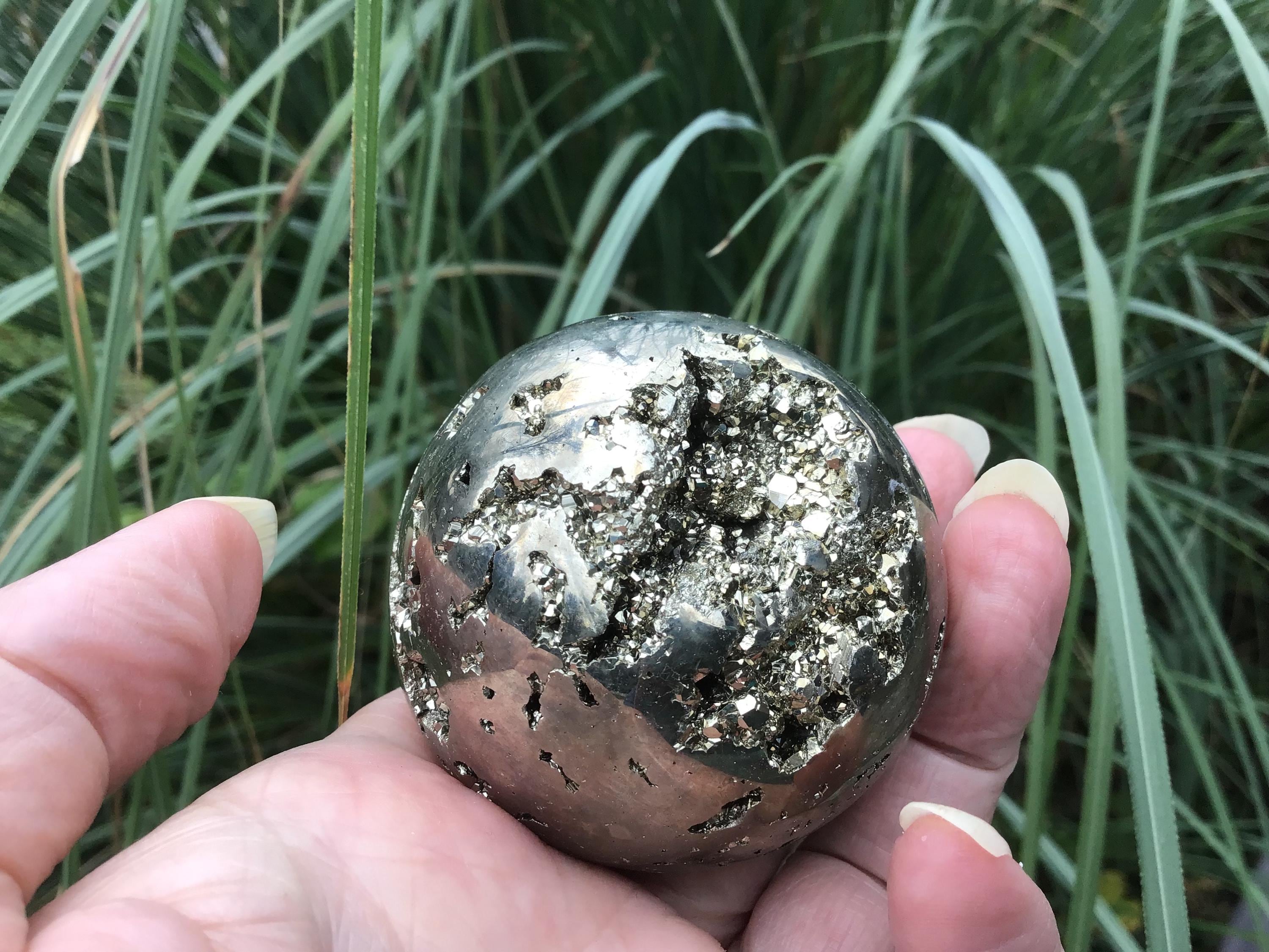 Pyrite Crystal Sphere: Crystals For Grounding The Spiritual And Physical Body