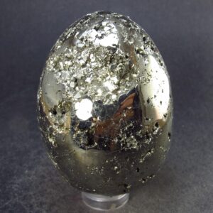 Pyrite Crystallized Egg From Peru - 2.2" - 222 Grams