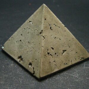 Pyrite Crystallized Pyramid From Peru - 1.9" - 175.56 Grams