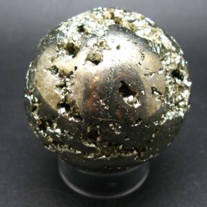 Pyrite Crystallized Sphere From Peru - 2.0"