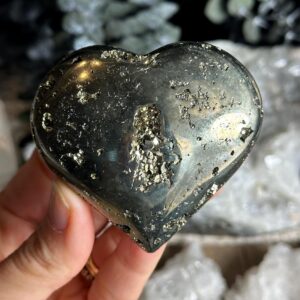 Pyrite Heart: 2 3/4”