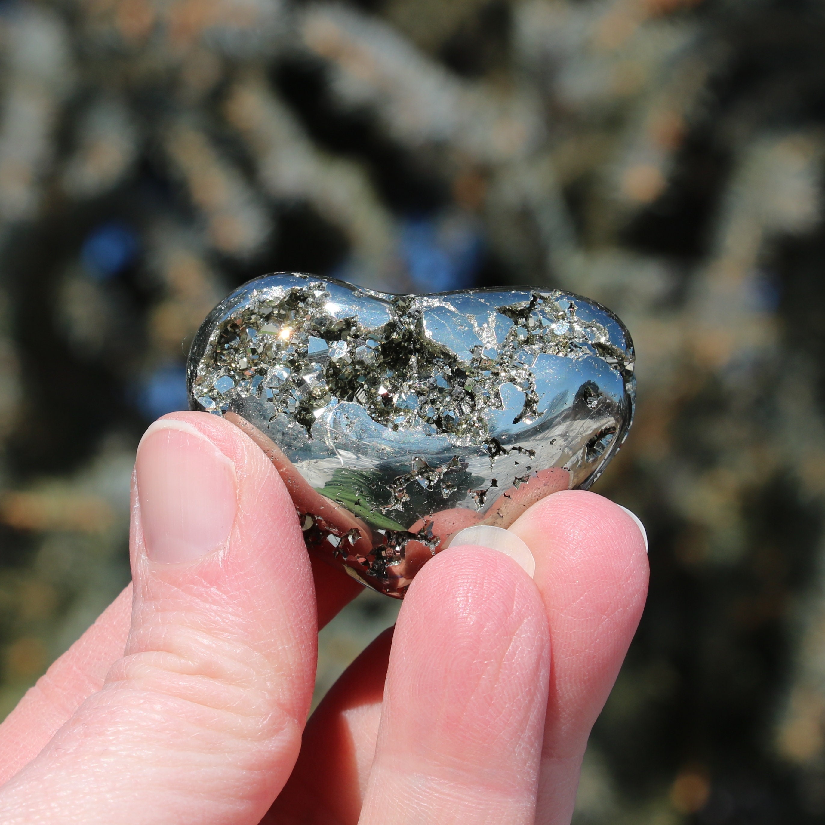 Pyrite Heart #c*