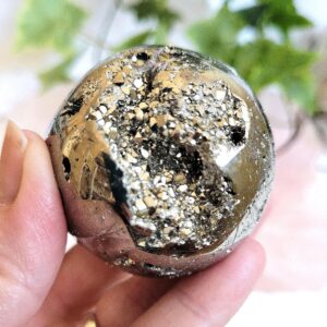 Iron Pyrite Crystal Sphere | Ethically Sourced | Fool's Gold