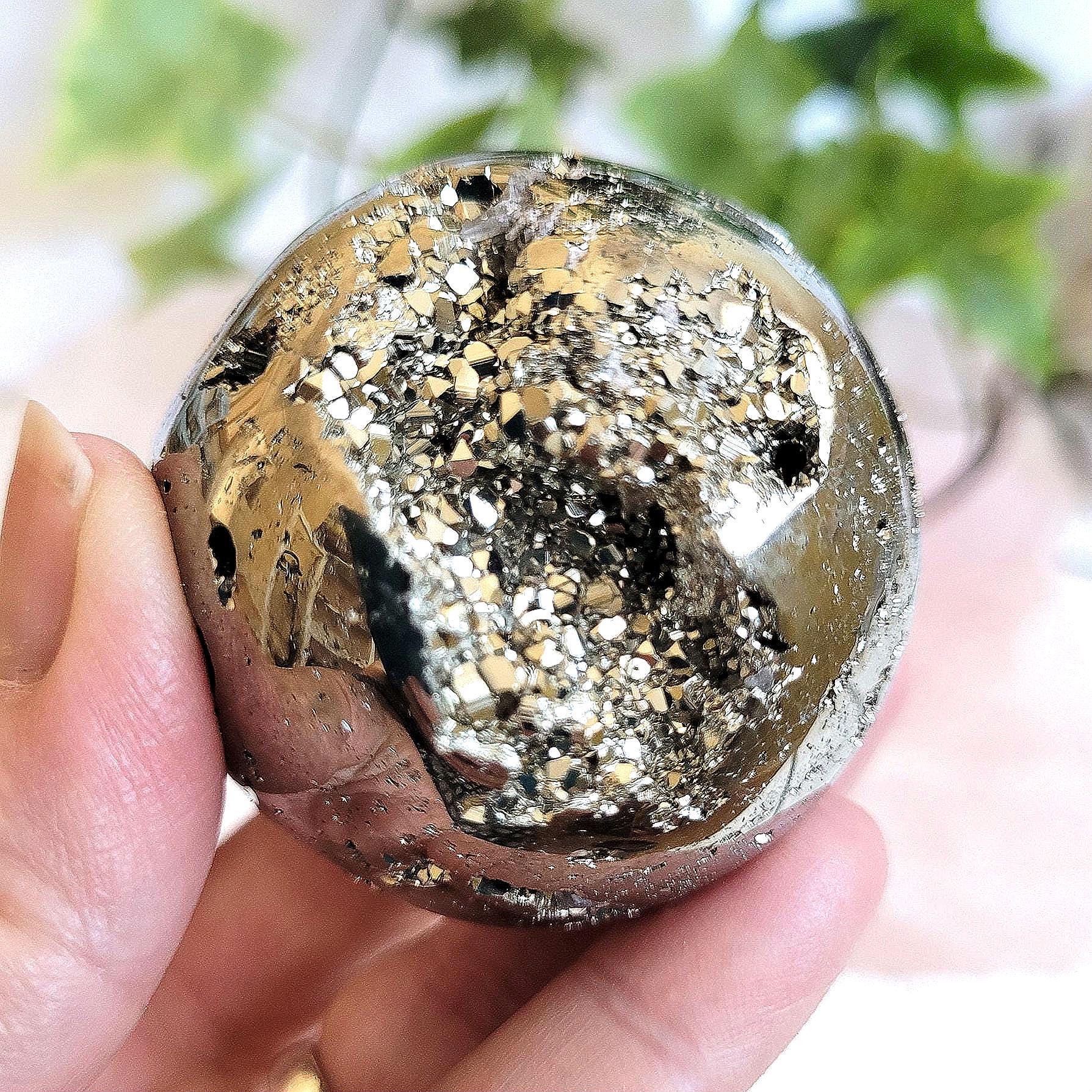 Iron Pyrite Crystal Sphere | Ethically Sourced | Fool's Gold