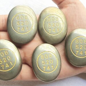 Natural Pyrite Zibu Symbol Stone: Money Wealth Coin Cash Flow Goodluck Success Wealth Health