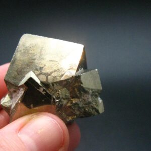 Perfect Pyrite Cube Crystal From Spain - 1.4" - 62.58 Grams