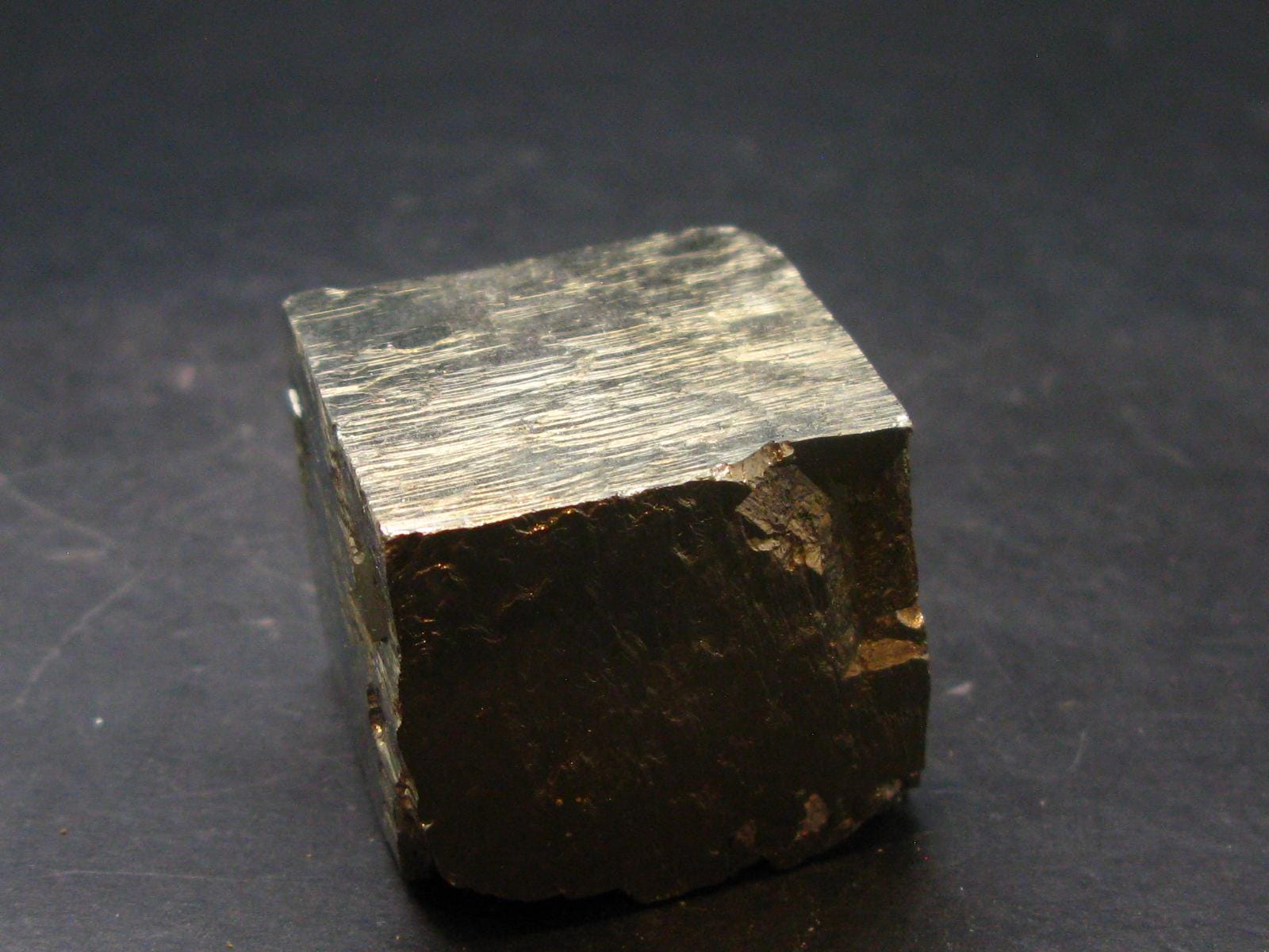 Perfect Pyrite Cube Crystal From Spain - 1.3" - 130.0 Grams