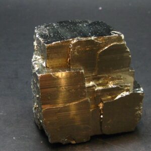 Perfect Pyrite Cube Crystal From Spain - 1.7" - 686 Grams