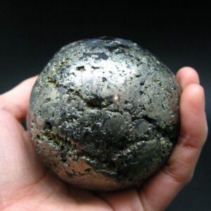 Rare Galena Sphalerite & Pyrite Sphere Ball From Peru - 2.6" - 658 Grams