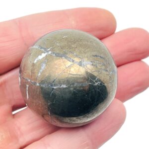Pyrite Sphere Stone A++ – Crystal Ball - Healing Crystal Stones – Crystal Décor – 40-50mm - BA1029