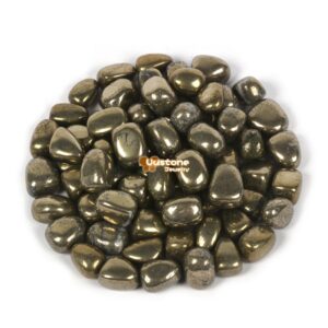 100 Grams Pyrite Tumbled Polished Natural Crystal Healing Pocket Stones Rock Collection