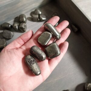 Healers Gold Pyrite 1/2" Tumbled // Sold By Each