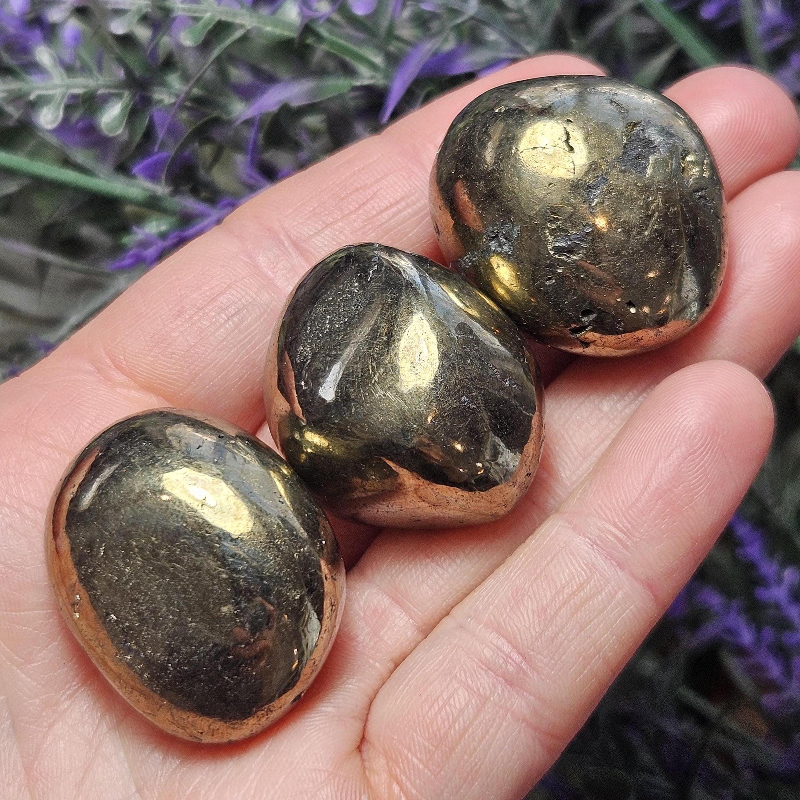 Polished Pyrite Specimen: Fools Gold Tumbled Stone