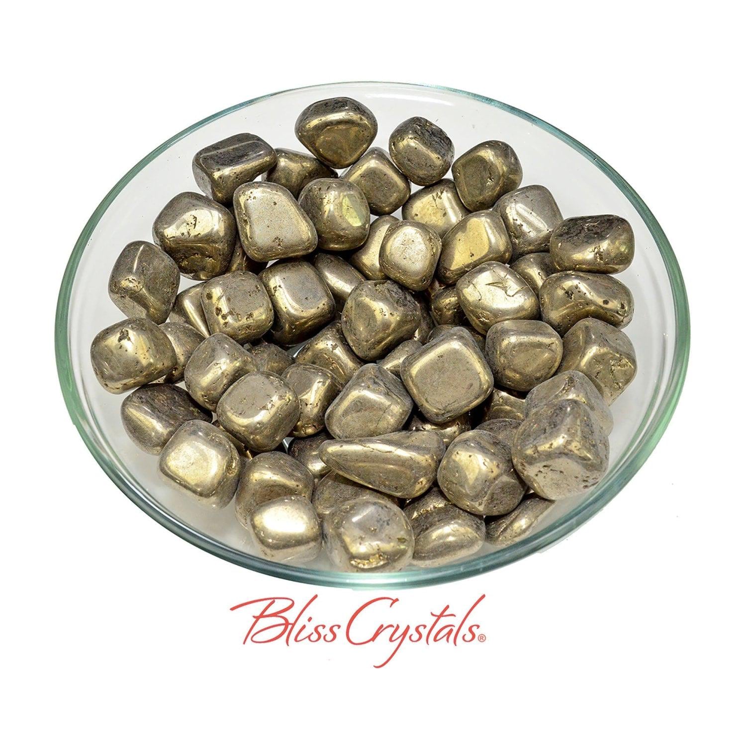 Pyrite Tumbled Stone Aka Fools Gold From Spain #ps90 Pyrite Tumbled Stone Aka Fools Gold From Spain #ps90