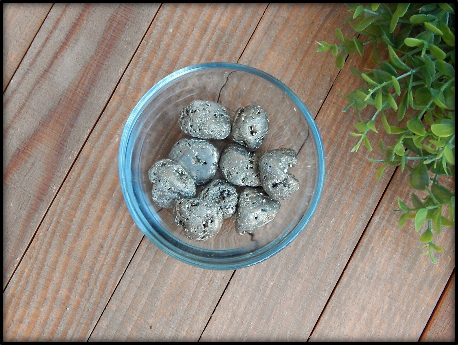 Tumbled Pyrite
