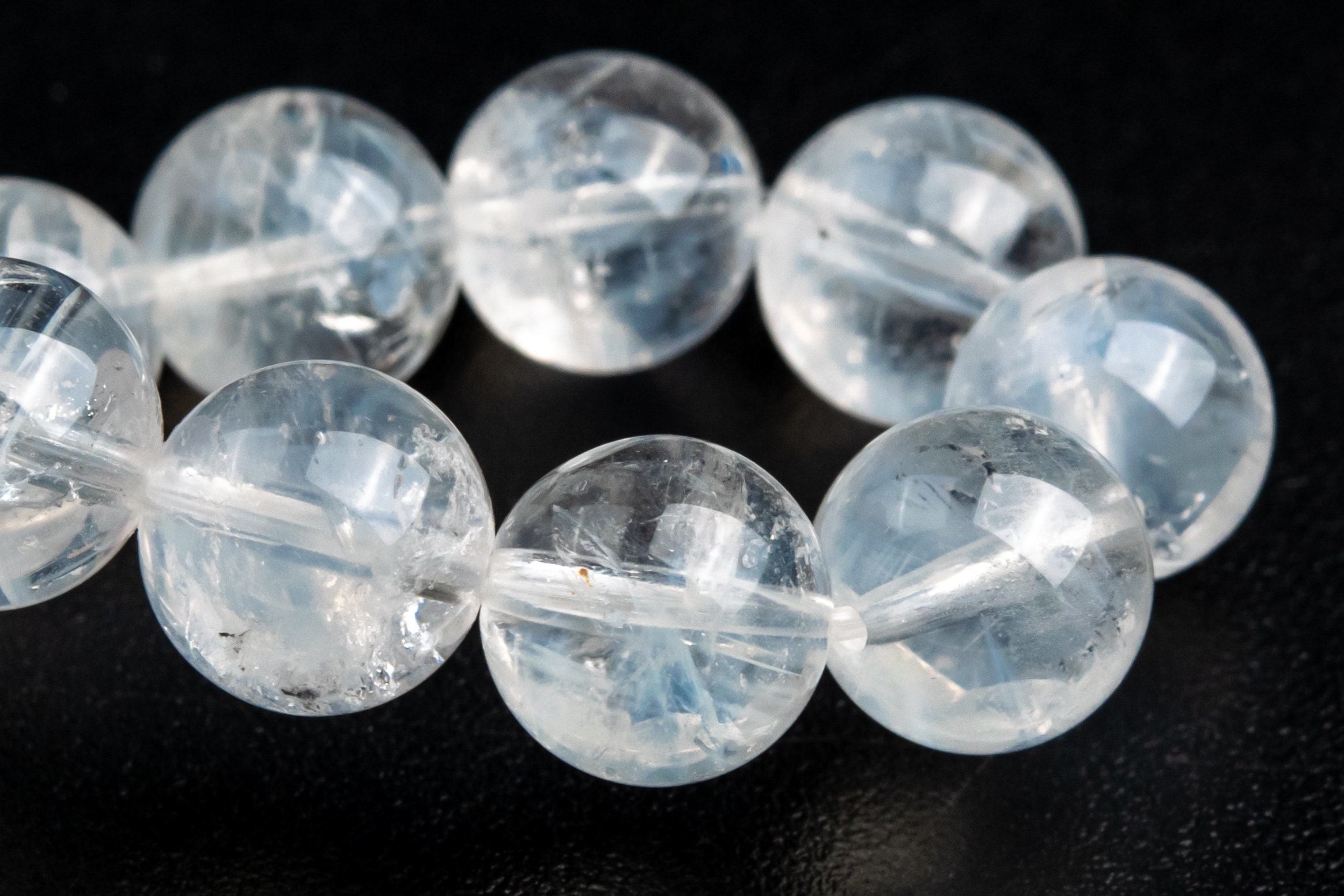 7-8mm Blue Needle Clear Crystal Quartz Beads Bracelet Grade Aa Genuine Natural Round Gemstone 7" (122835h-1317) 7-8mm Blue Needle Clear Crystal Quartz Beads Bracelet Grade Aa Genuine Natural Round Gemstone 7" (122835h-1317)