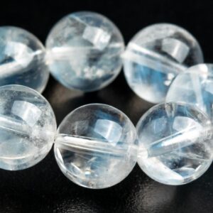 8-9MM Blue Needle Clear Crystal Quartz Beads Bracelet Grade AA Genuine Natural Round Gemstone 7" (122839h-1319) 8-9MM Blue Needle Clear Crystal Quartz Beads Bracelet Grade AA Genuine Natural Round Gemstone 7" (122839h-1319)