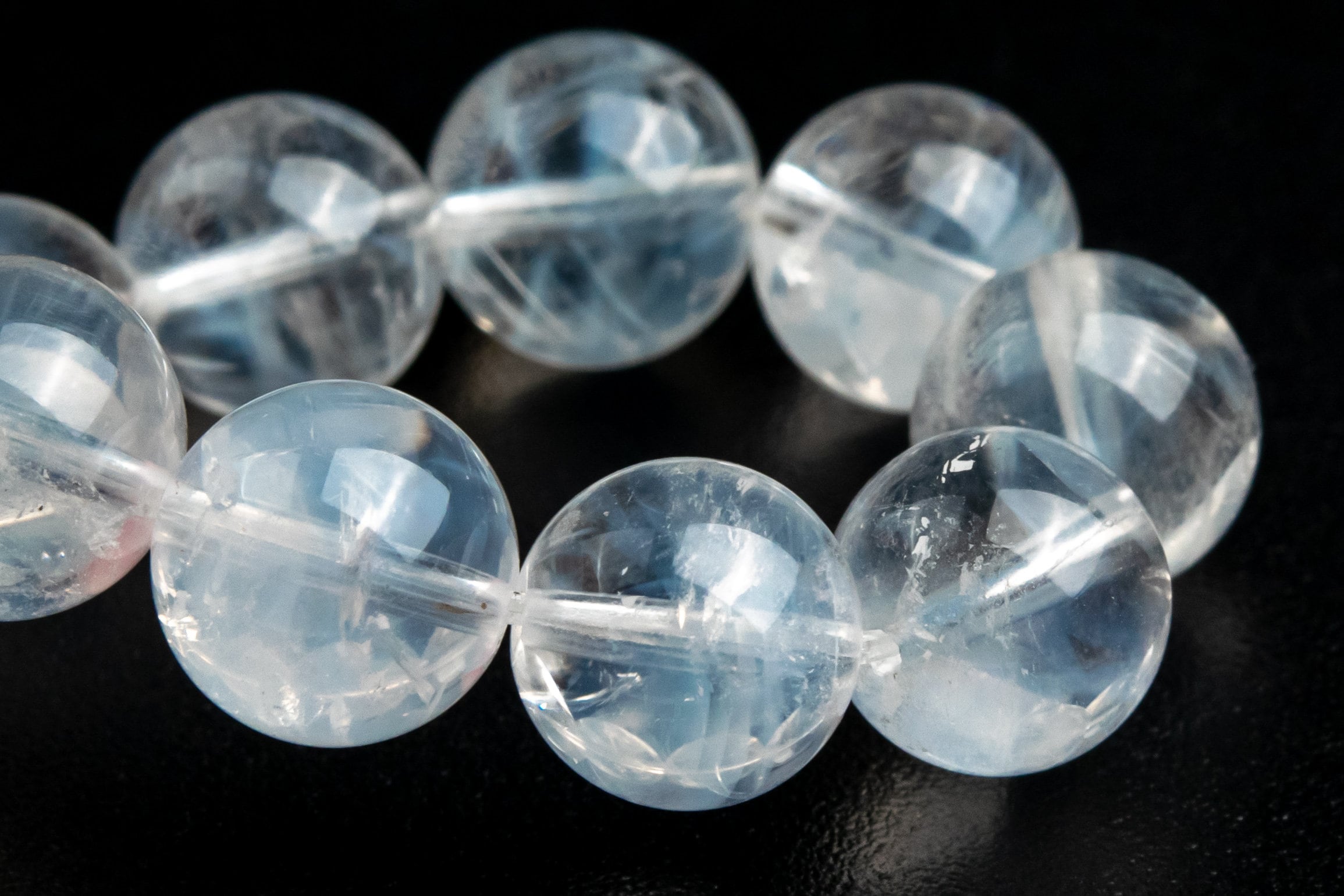 8-9mm Blue Needle Clear Crystal Quartz Beads Bracelet Grade Aa Genuine Natural Round Gemstone 7" (122838h-1319) 8-9mm Blue Needle Clear Crystal Quartz Beads Bracelet Grade Aa Genuine Natural Round Gemstone 7" (122838h-1319)