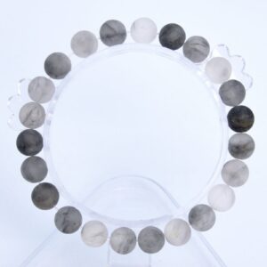 8MM Matte Gray Crystal Quartz Beads Bracelet Grade AAA Genuine Natural Round Gemstone 7" BULK LOT 1,3,5,10 and 50 (106795h-072) 8MM Matte Gray Crystal Quartz Beads Bracelet Grade AAA Genuine Natural Round Gemstone 7" BULK LOT 1,3,5,10 and 50 (106795h-072)