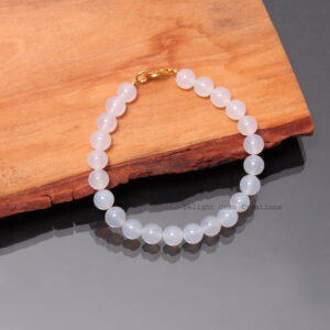 AAA White quartz beaded bracelet-beaded bracelet-quartz bracelet-white gemstone bracelet-Handmade bracelet-8mm smooth Round Unisex bracelet AAA White quartz beaded bracelet-beaded bracelet-quartz bracelet-white gemstone bracelet-Handmade bracelet-8mm smooth Round Unisex bracelet