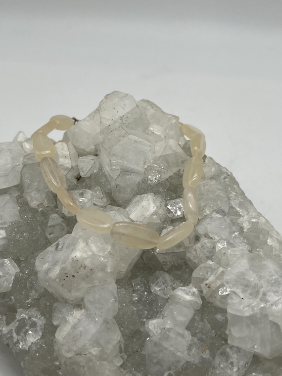 Quartz Beaded Bracelet-7-8"