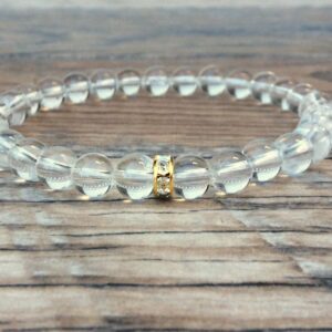 Elegant Clear Quartz Bracelet - Perfect Gift Elegant Clear Quartz Bracelet - Perfect Gift