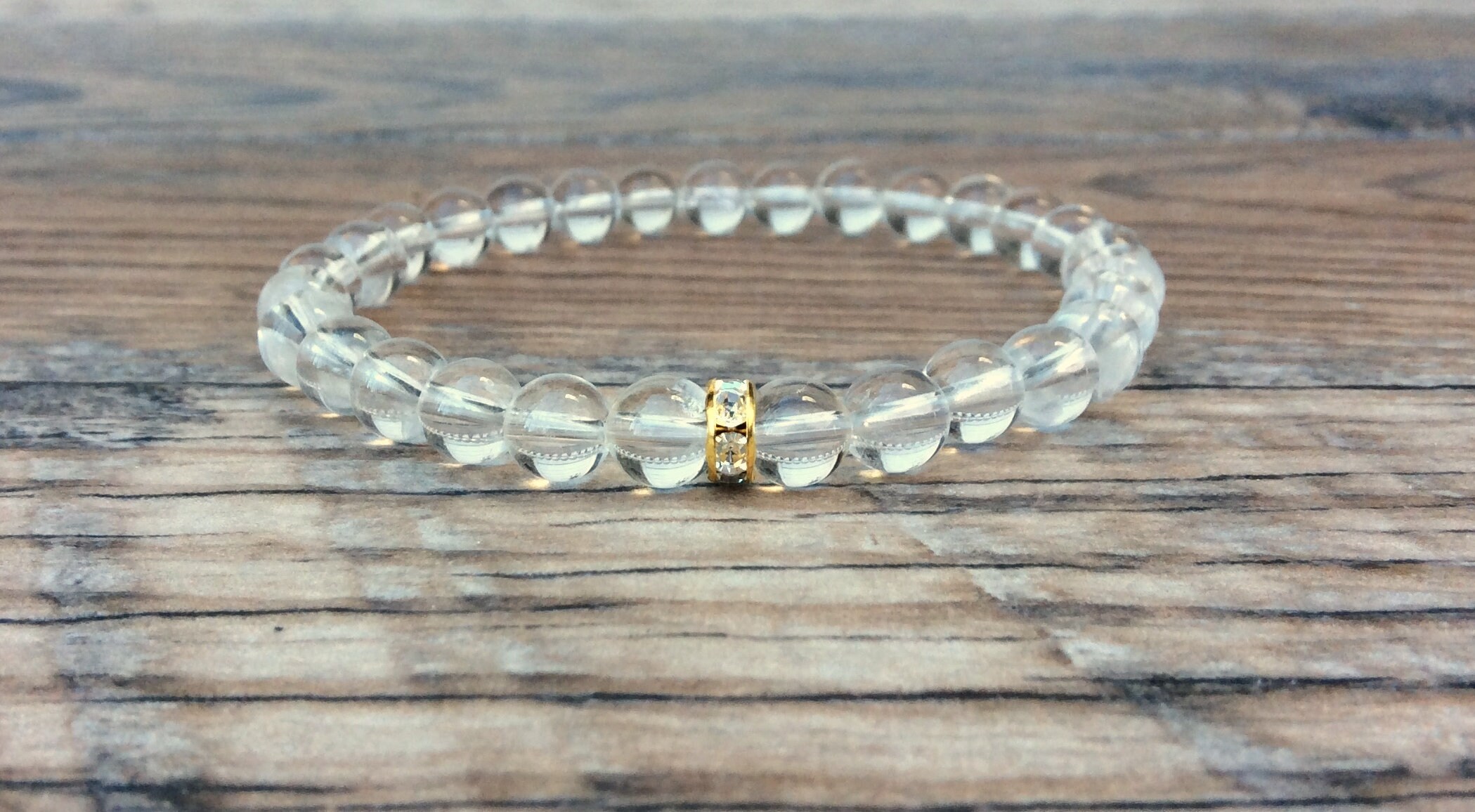 Elegant Clear Quartz Bracelet - Perfect Gift Elegant Clear Quartz Bracelet - Perfect Gift
