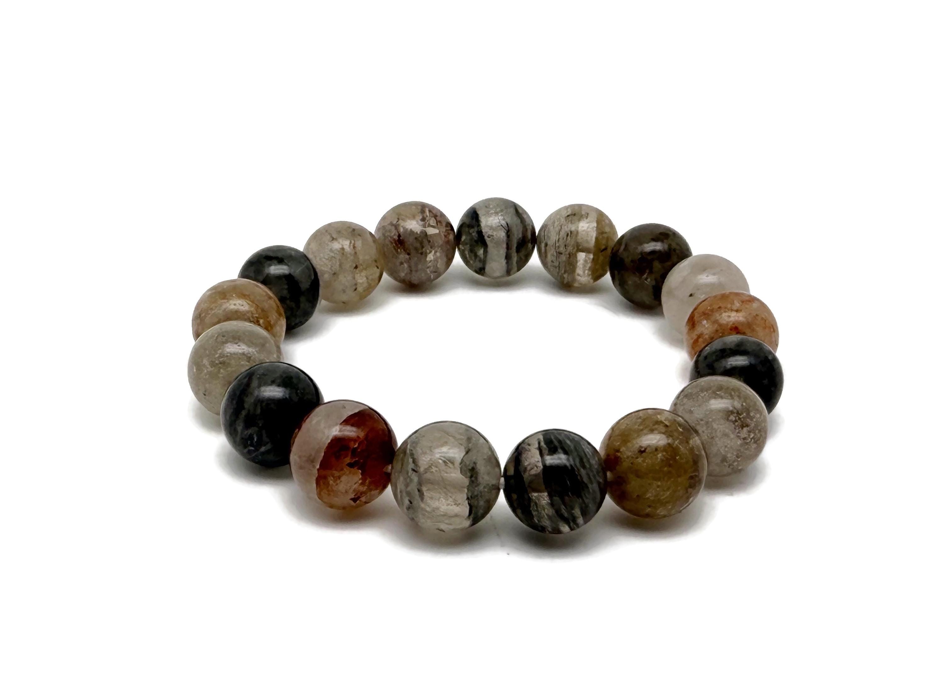 Garden Quartz Gemstone Bracelet - Aaa Premium Quality Crystal Bracelet - Men&women Stretchy Bracelet - Crystal Healing - Aa1023