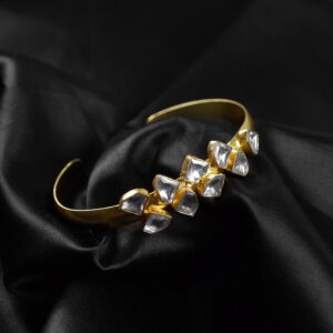 Natural Polki Quartz Bracelet Gemstone Bangle Cuff Bracelet Handmade Jewelry Minimal Bracelet Bangle For Women Wedding Gifts Natural Polki Quartz Bracelet Gemstone Bangle Cuff Bracelet Handmade Jewelry Minimal Bracelet Bangle For Women Wedding Gifts