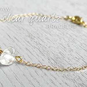 Simple Stone Bracelet Clear Quartz Bracelet Gold Or Silver, Clear Quartz April Birthstone Bracelet For Friend, Bridesmaids Crystal Jewelry Simple Stone Bracelet Clear Quartz Bracelet Gold Or Silver, Clear Quartz April Birthstone Bracelet For Friend, Bridesmaids Crystal Jewelry