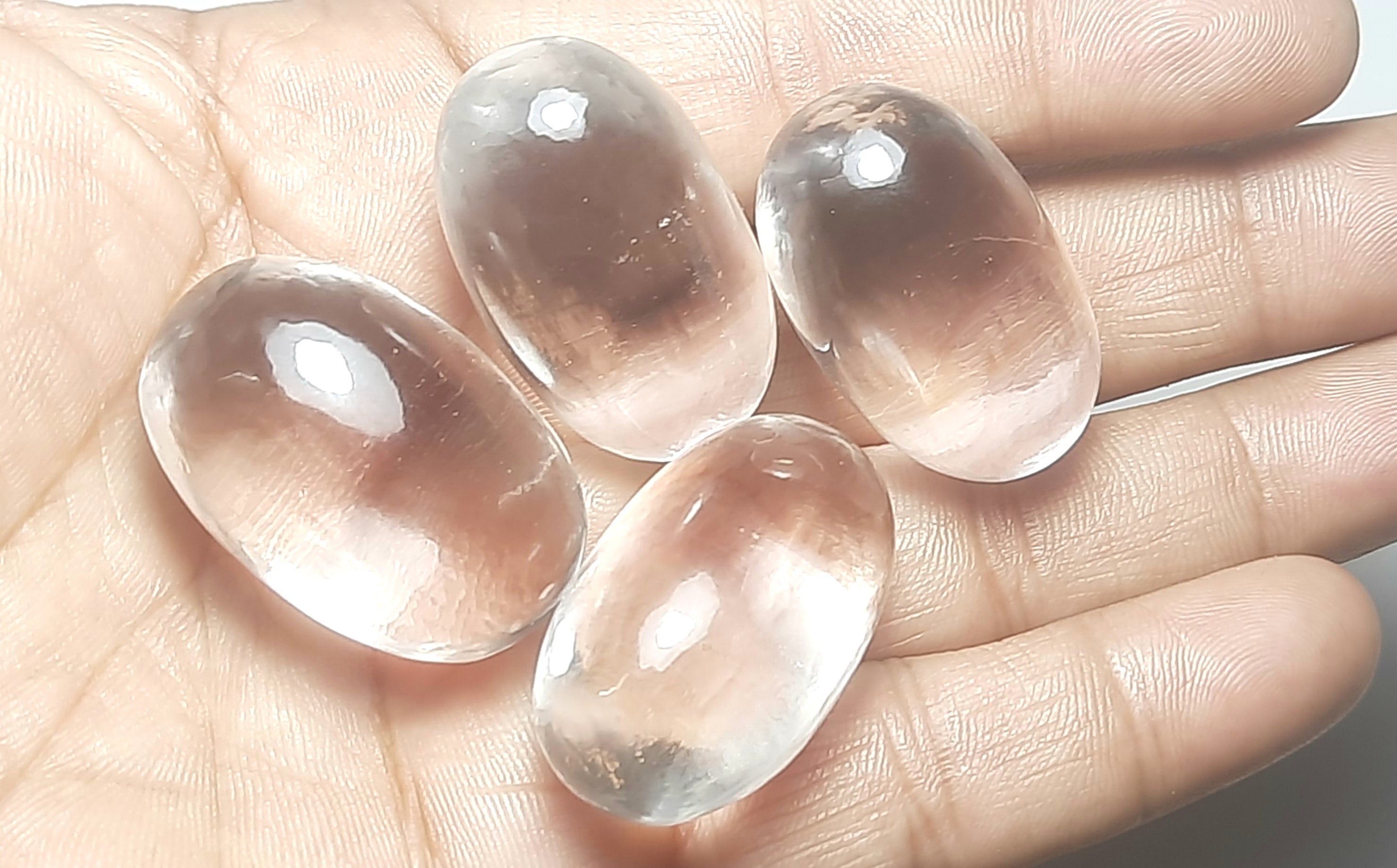 Crystal Quartz Lingam Lord Shiva Cabochon Gemstone:hindu Symbol,worship,meditation,divin Eenergy,spritiual Growth,abhishekam Pooja Shivling